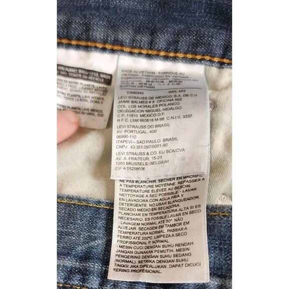 Levi’s 514 Straight Fit Jeans - 34x34 Blue - Picture 7 of 8